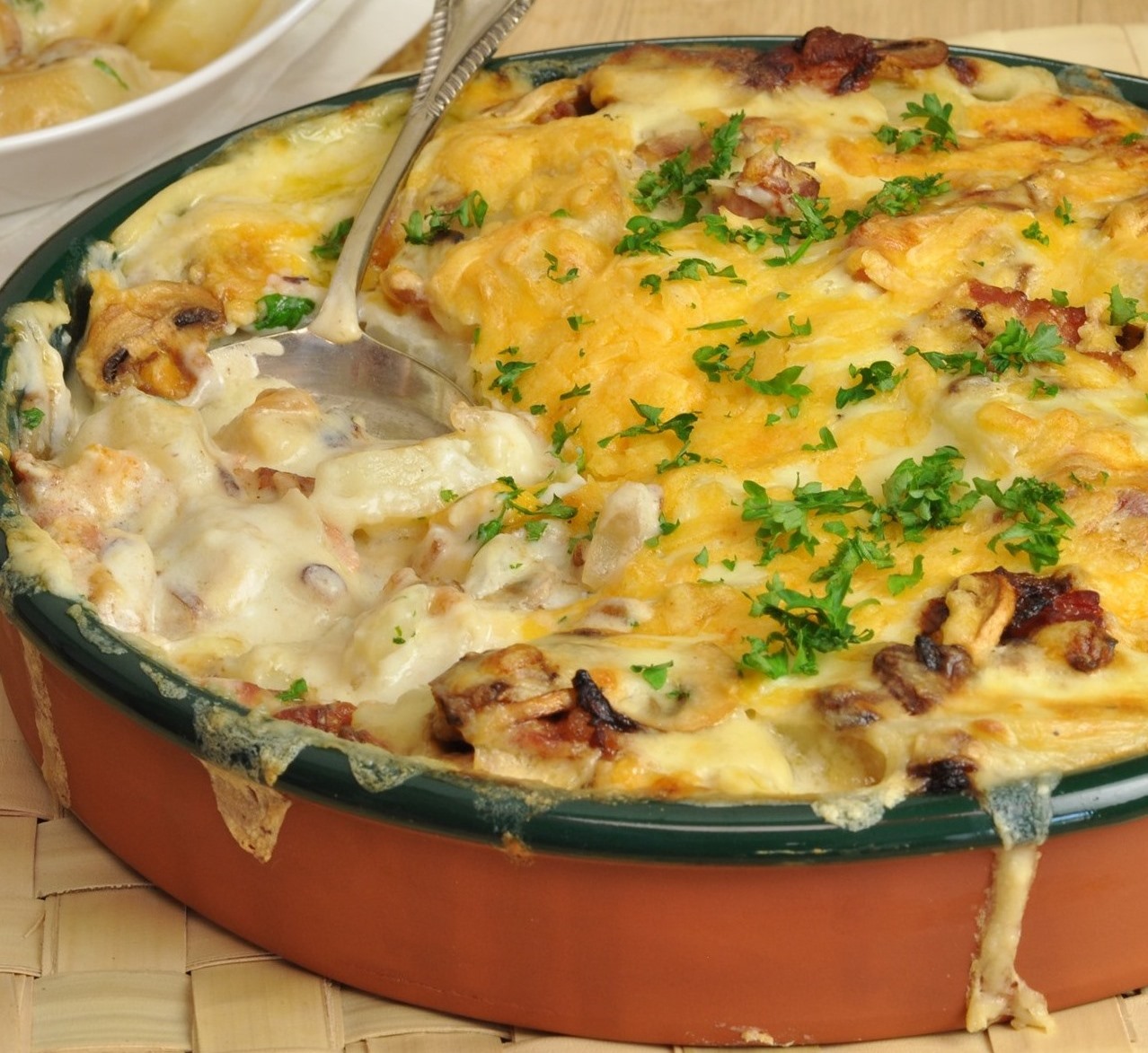 Creamy potato bake